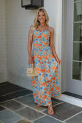 Alexa Maxi Dress-Jade Orange