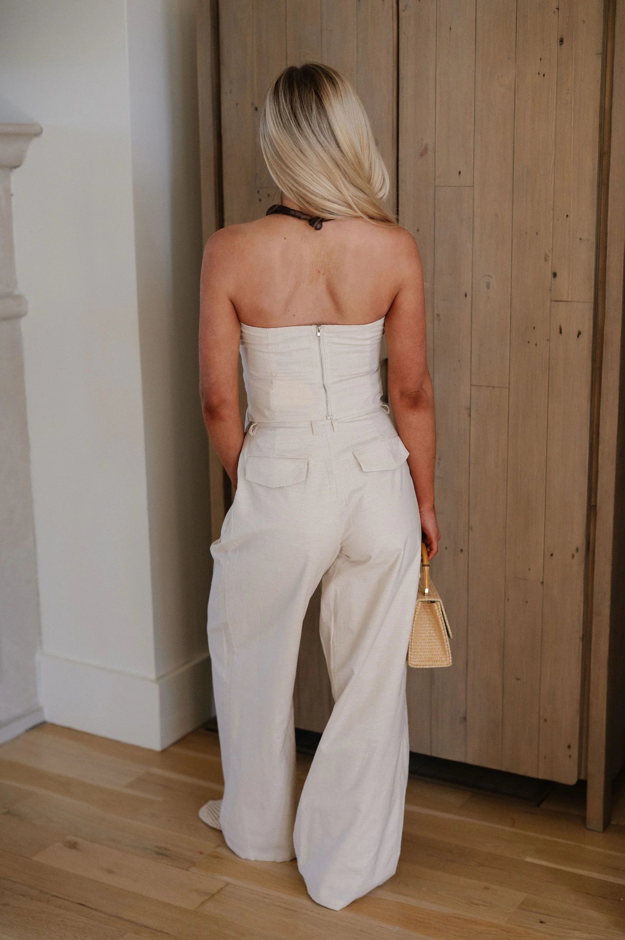 Whitney Pants Set-Oatmeal