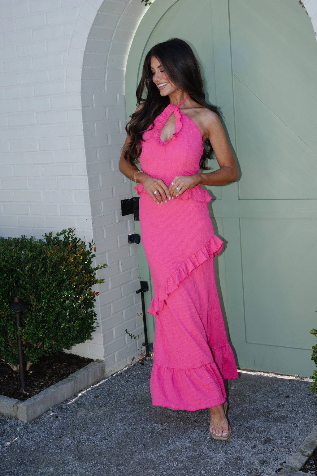 Monroe Maxi Dress- Fuchsia