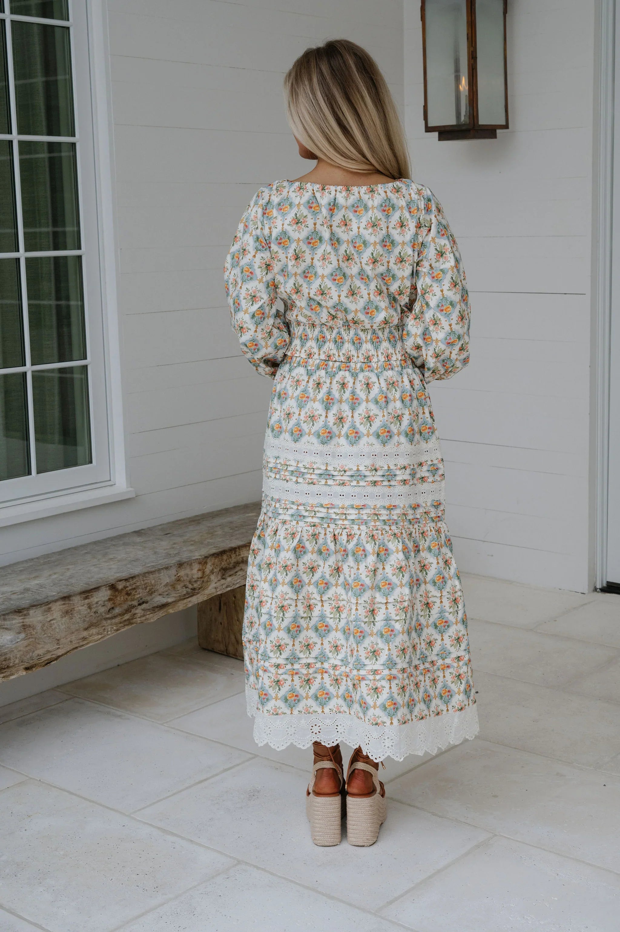 Mallie Skirt Set-Cream Multi