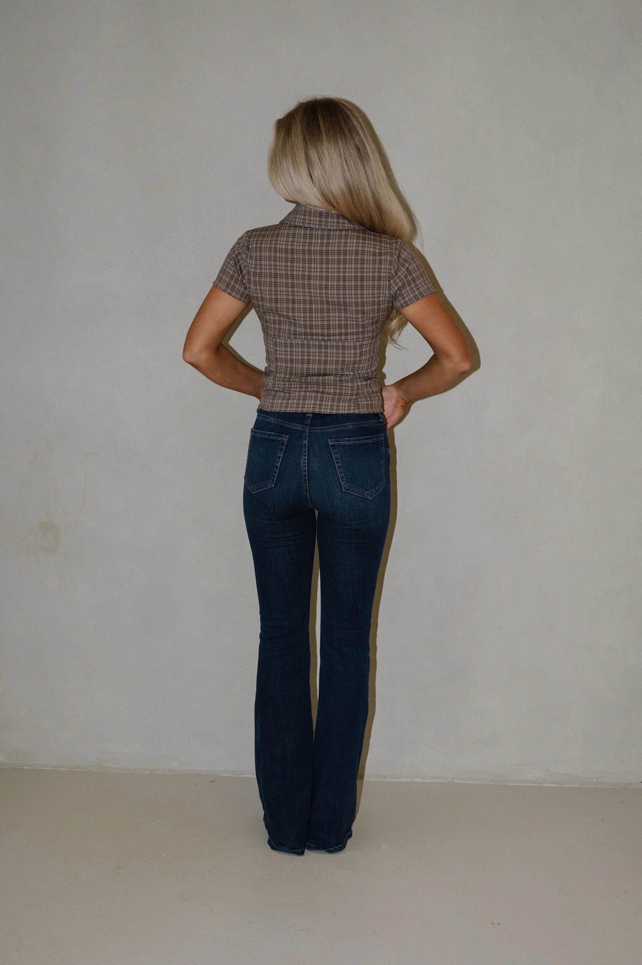 Lorane Button Up Top-Olive