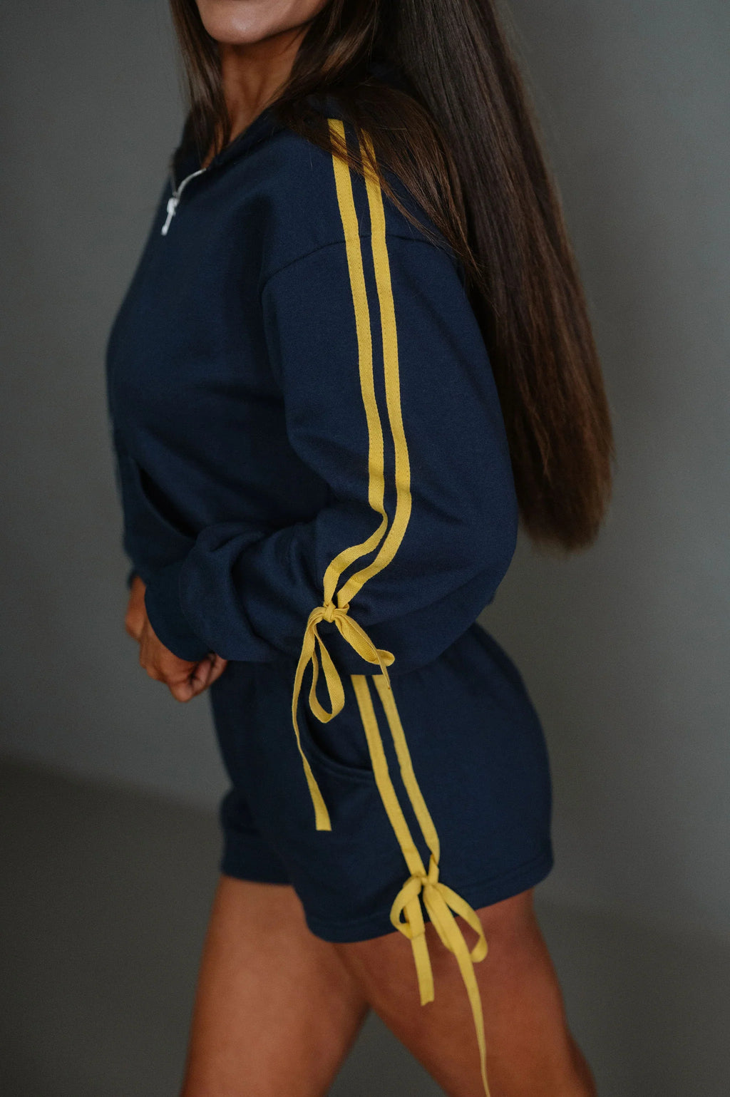 Sideline Shorts Track Set-Navy