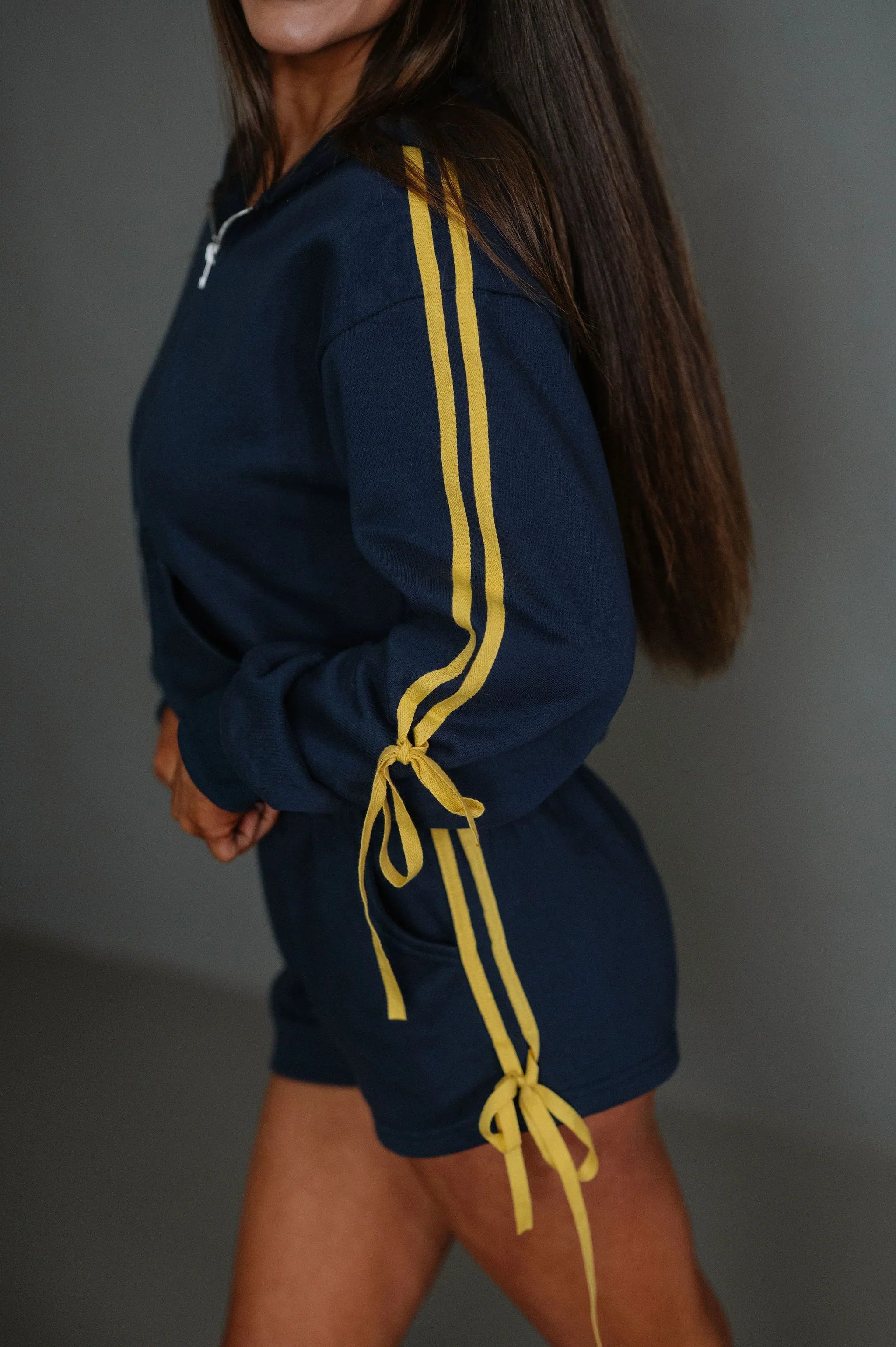 Sideline Shorts Track Set-Navy