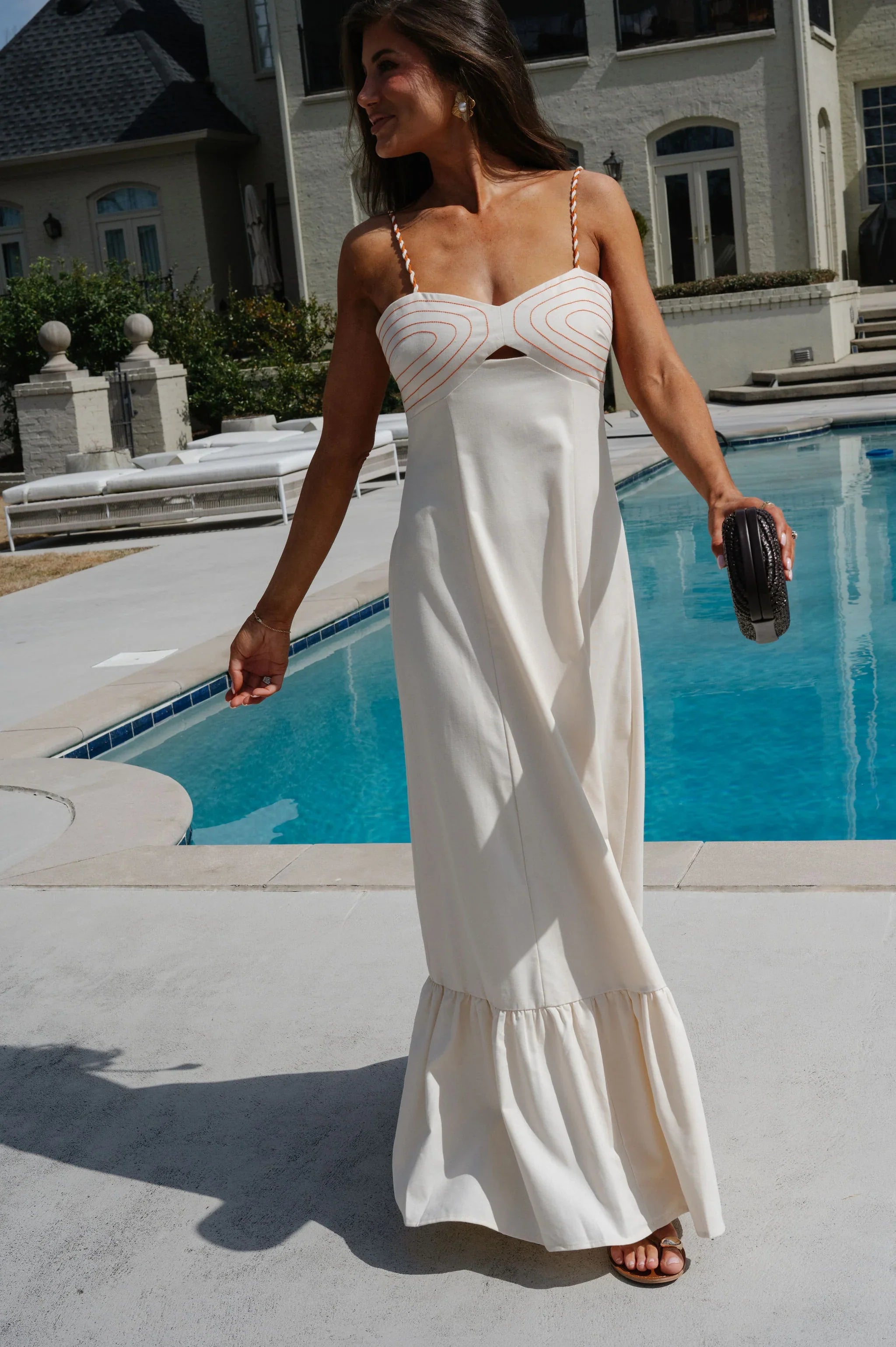 Kodi Maxi Dress-Oatmeal