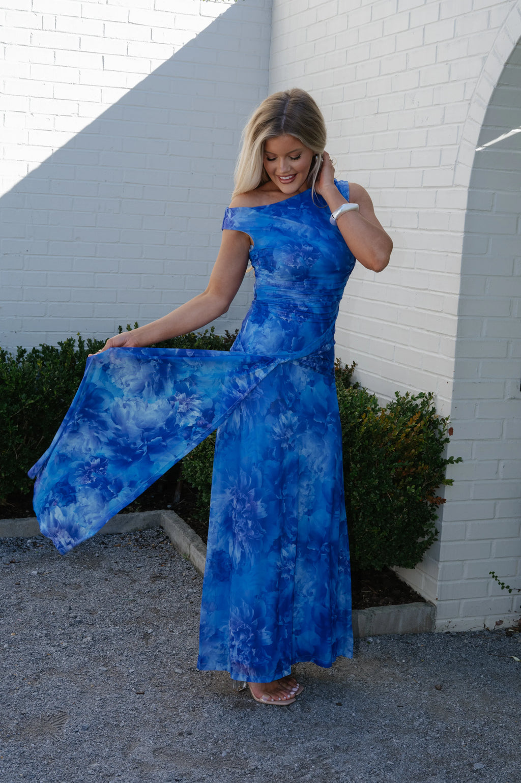 Blossom Maxi Dress- Blue