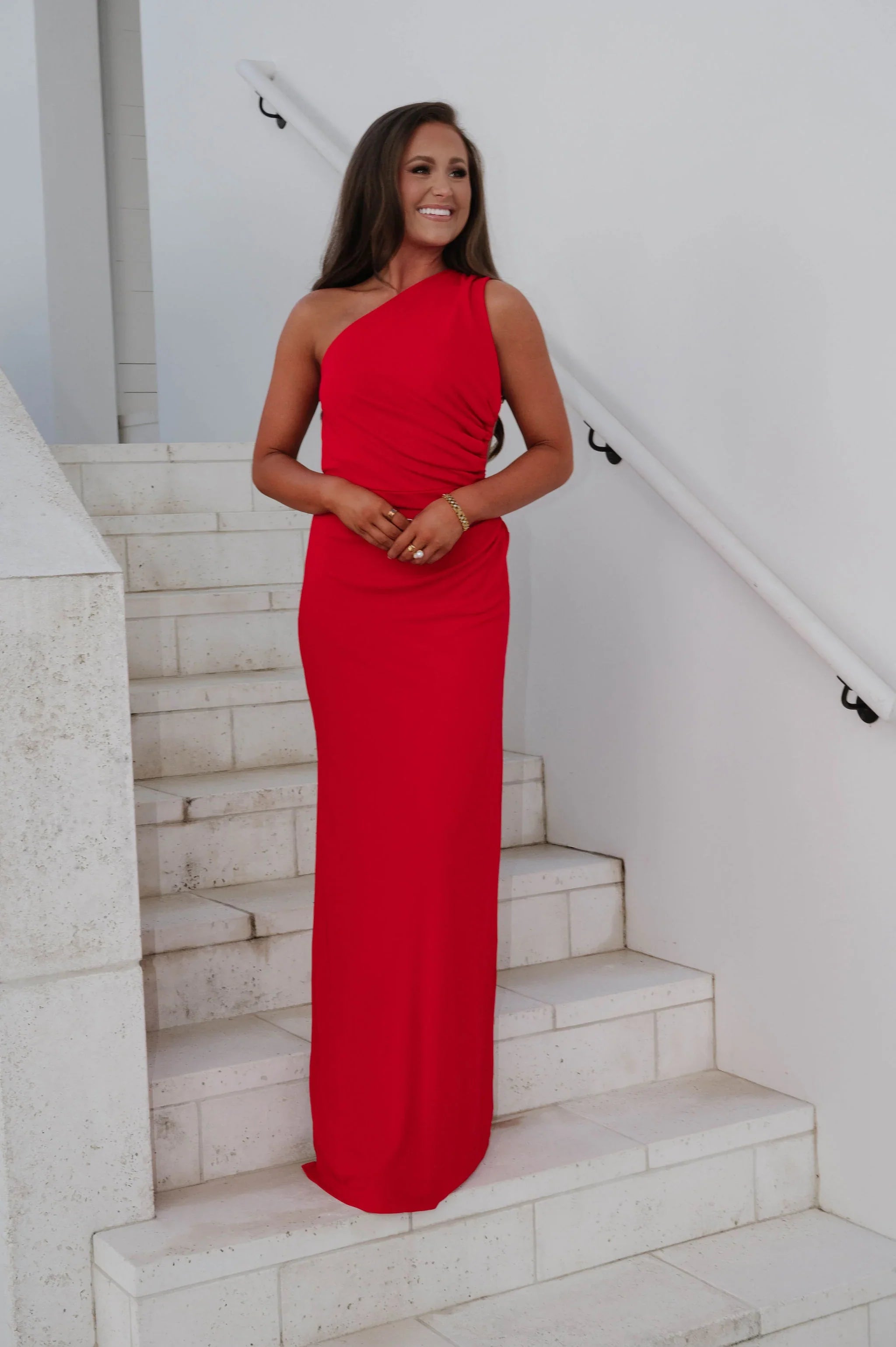 Andrew Maxi Dress-Red