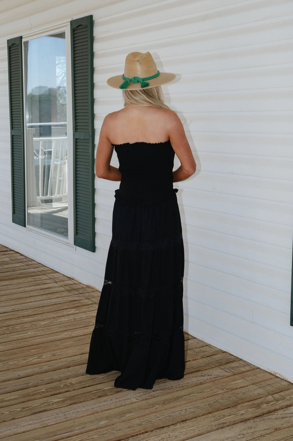 Stone Maxi Dress-Black