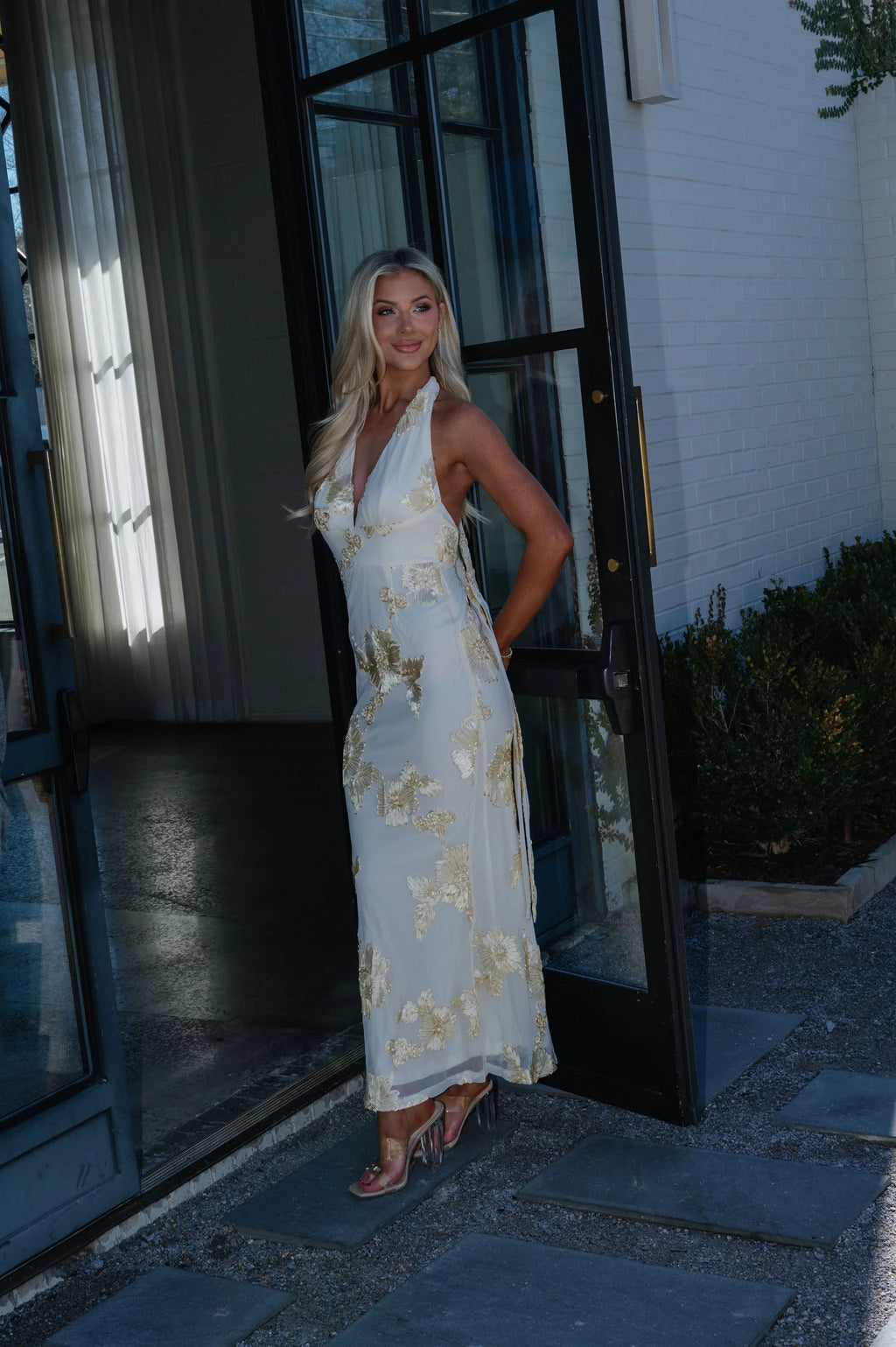 Pressly Maxi Dress-Yellow