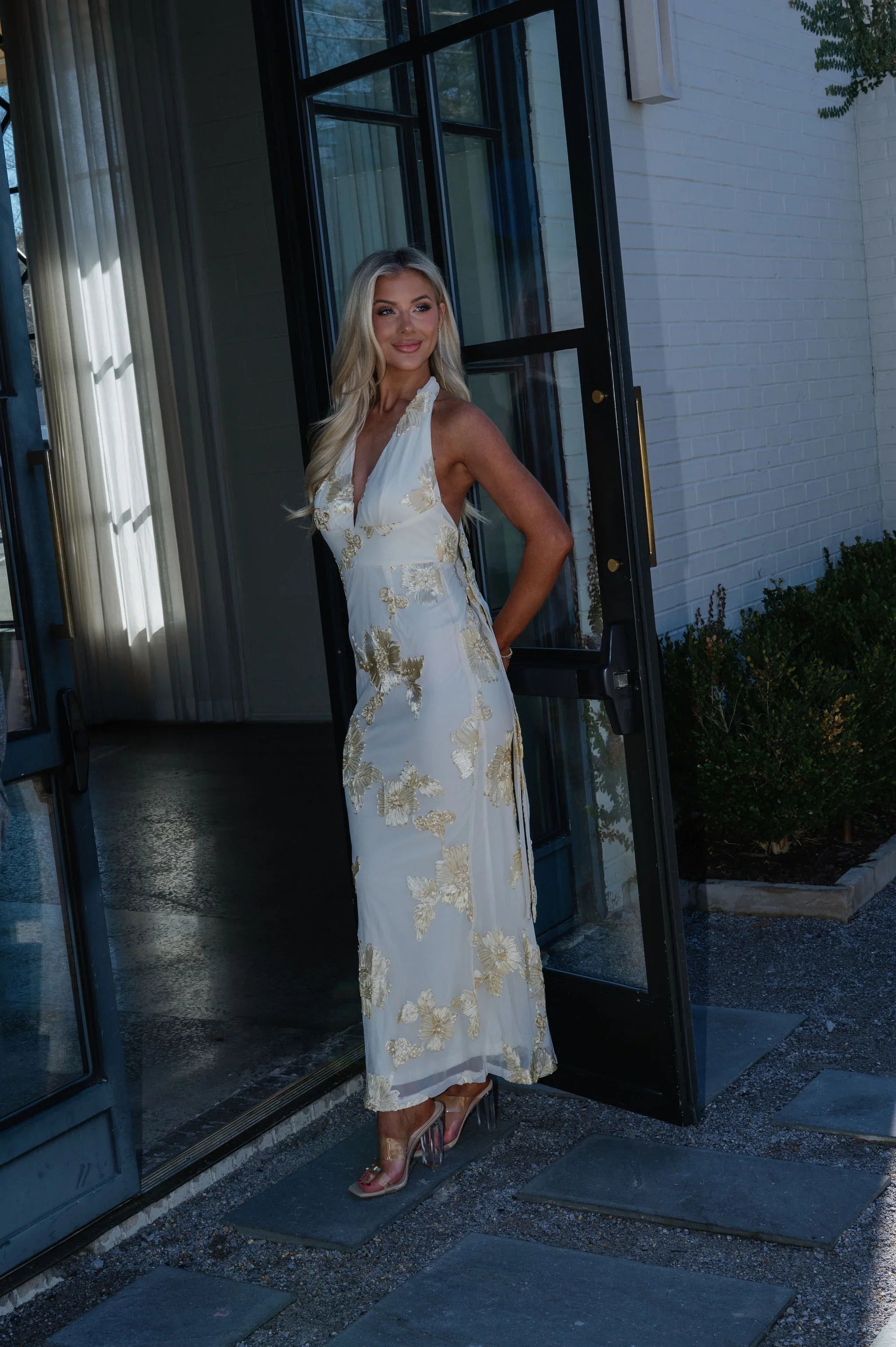 Pressly Maxi Dress-Yellow