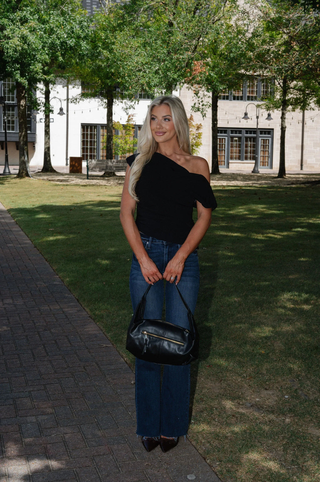 Bruno Asymmetrical Top-Black