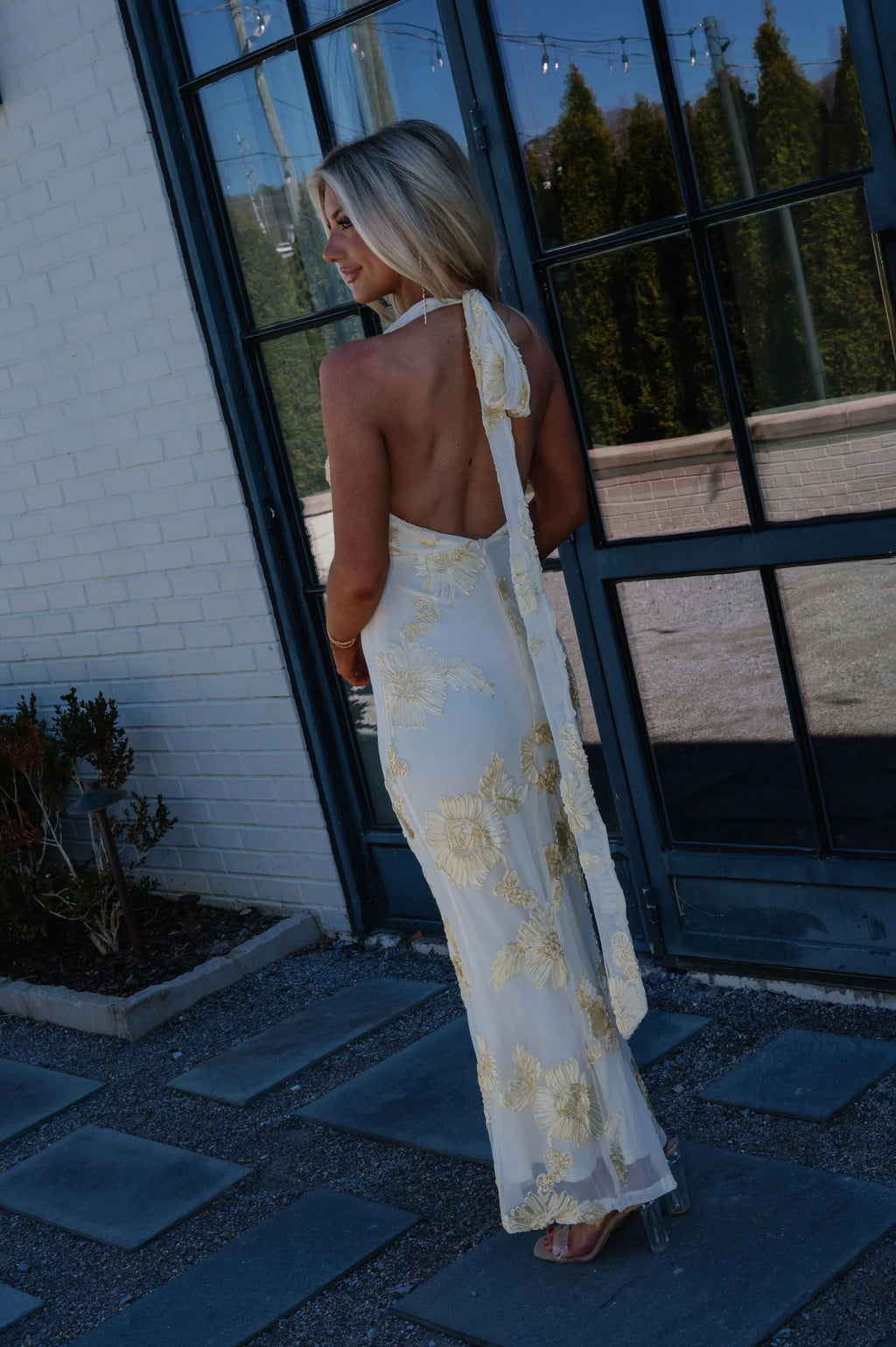 Pressly Maxi Dress-Yellow