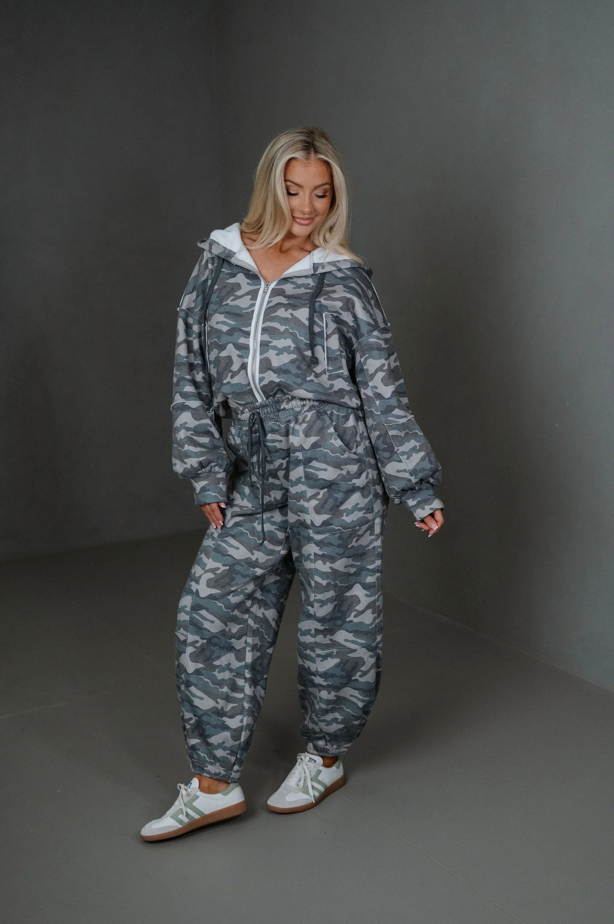 Cadence Pants-Camo Green