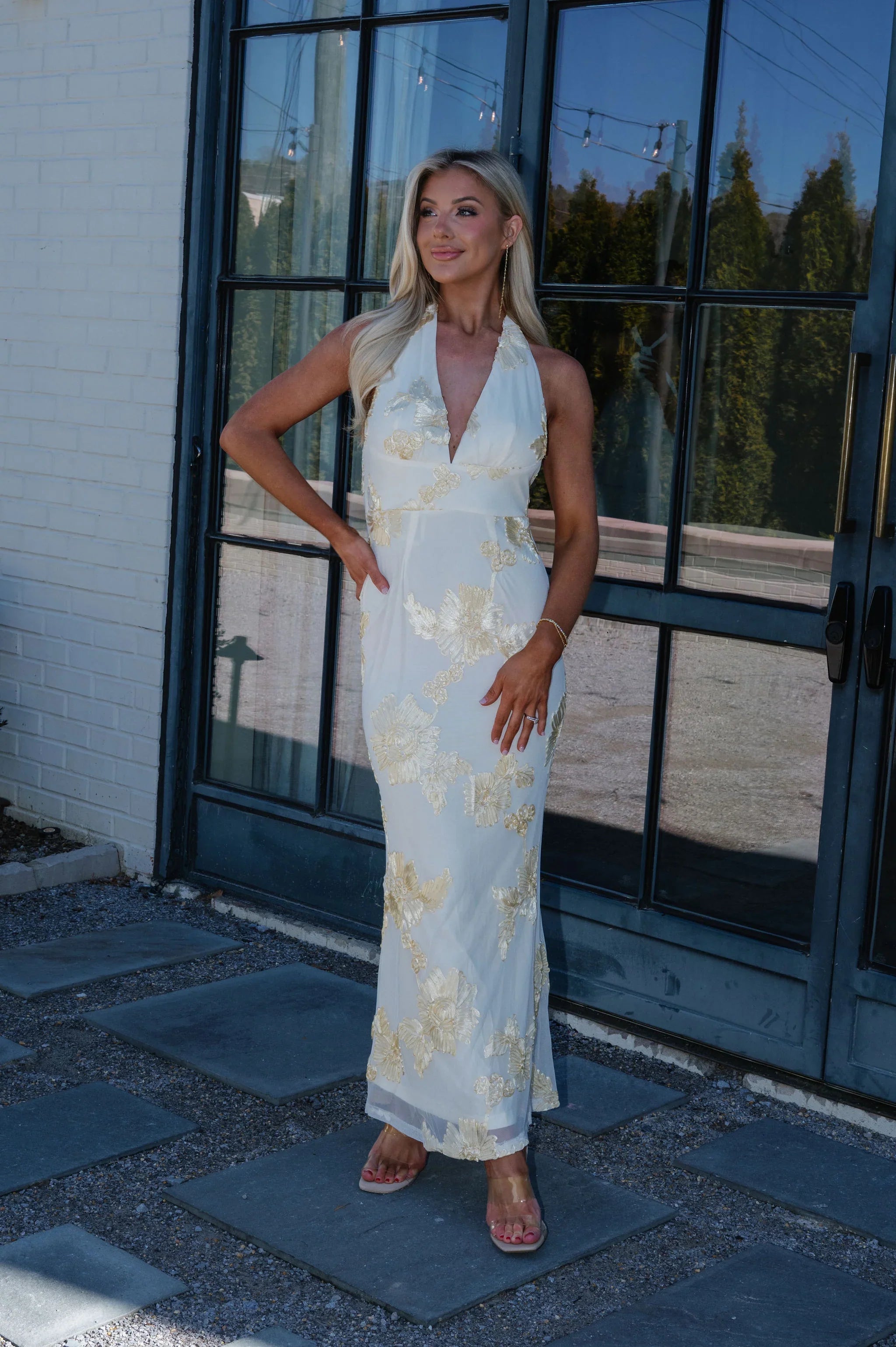 Pressly Maxi Dress-Yellow