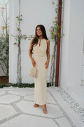Maria Beaded Maxi Dress-Butter