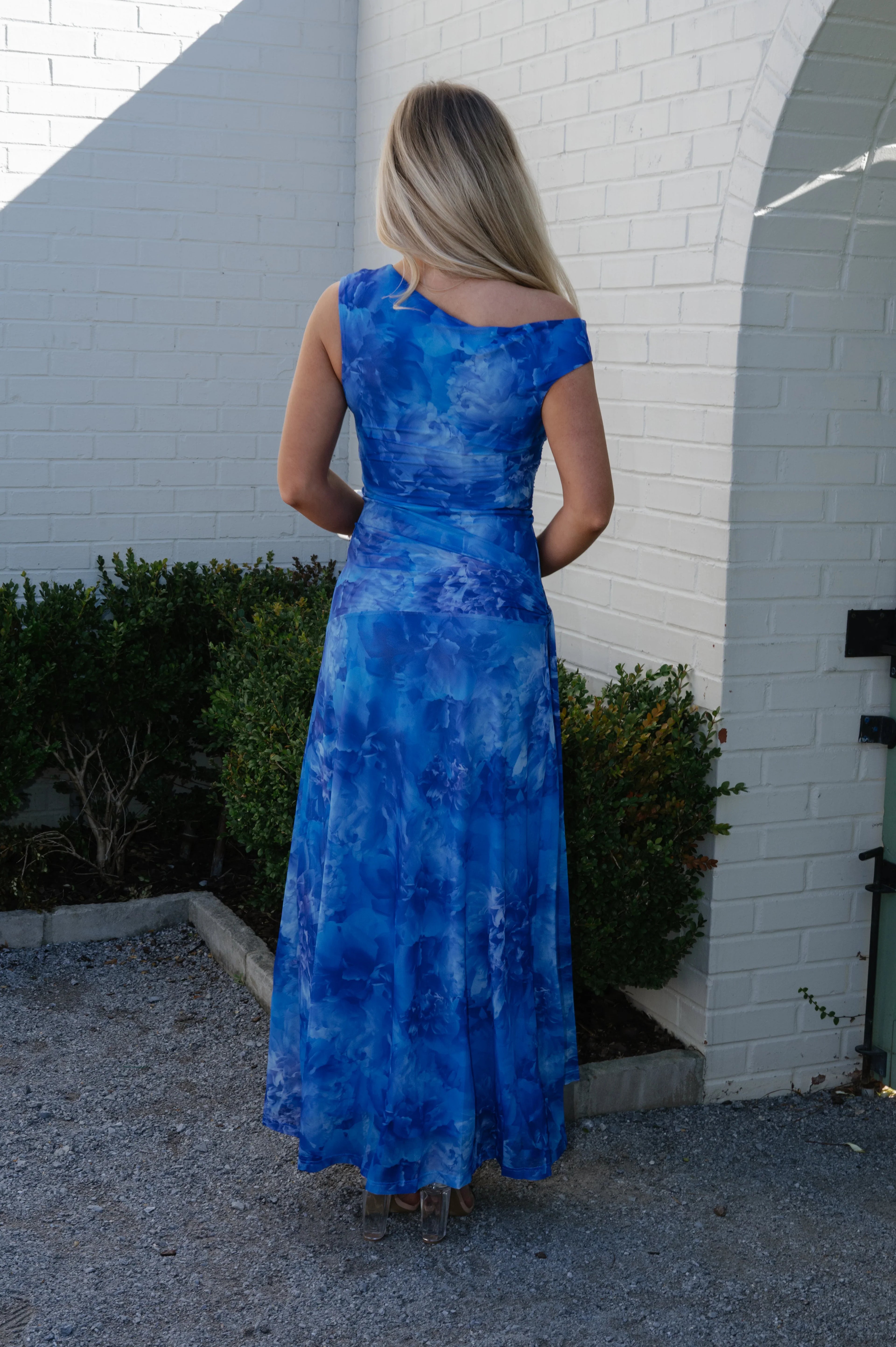 Blossom Maxi Dress- Blue