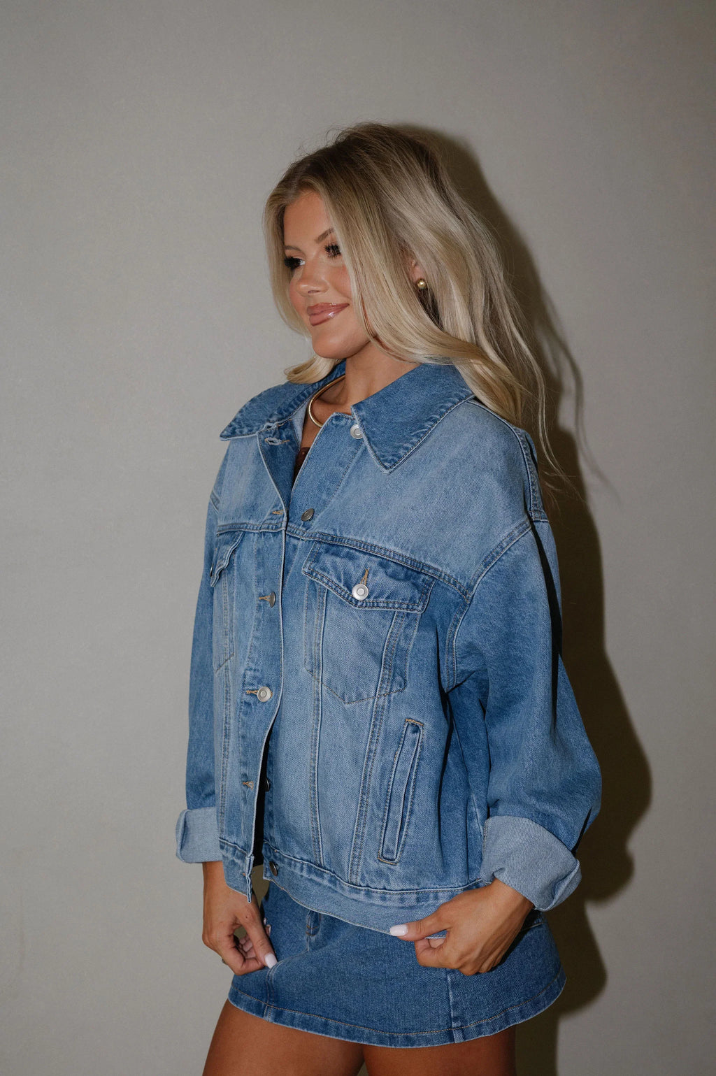 Lena Skirt-Denim// PETITE