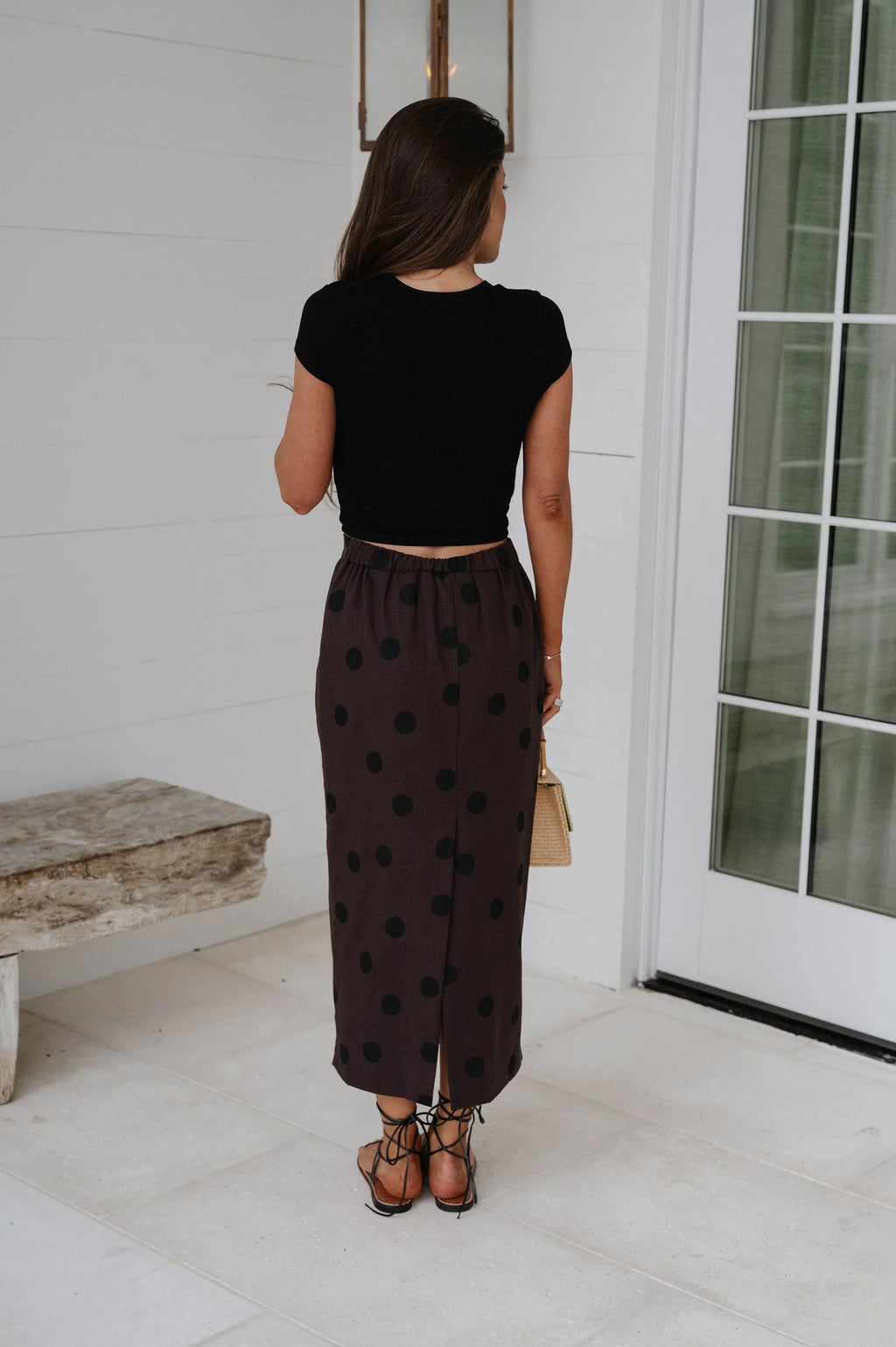 Khloe Basic Top-Black