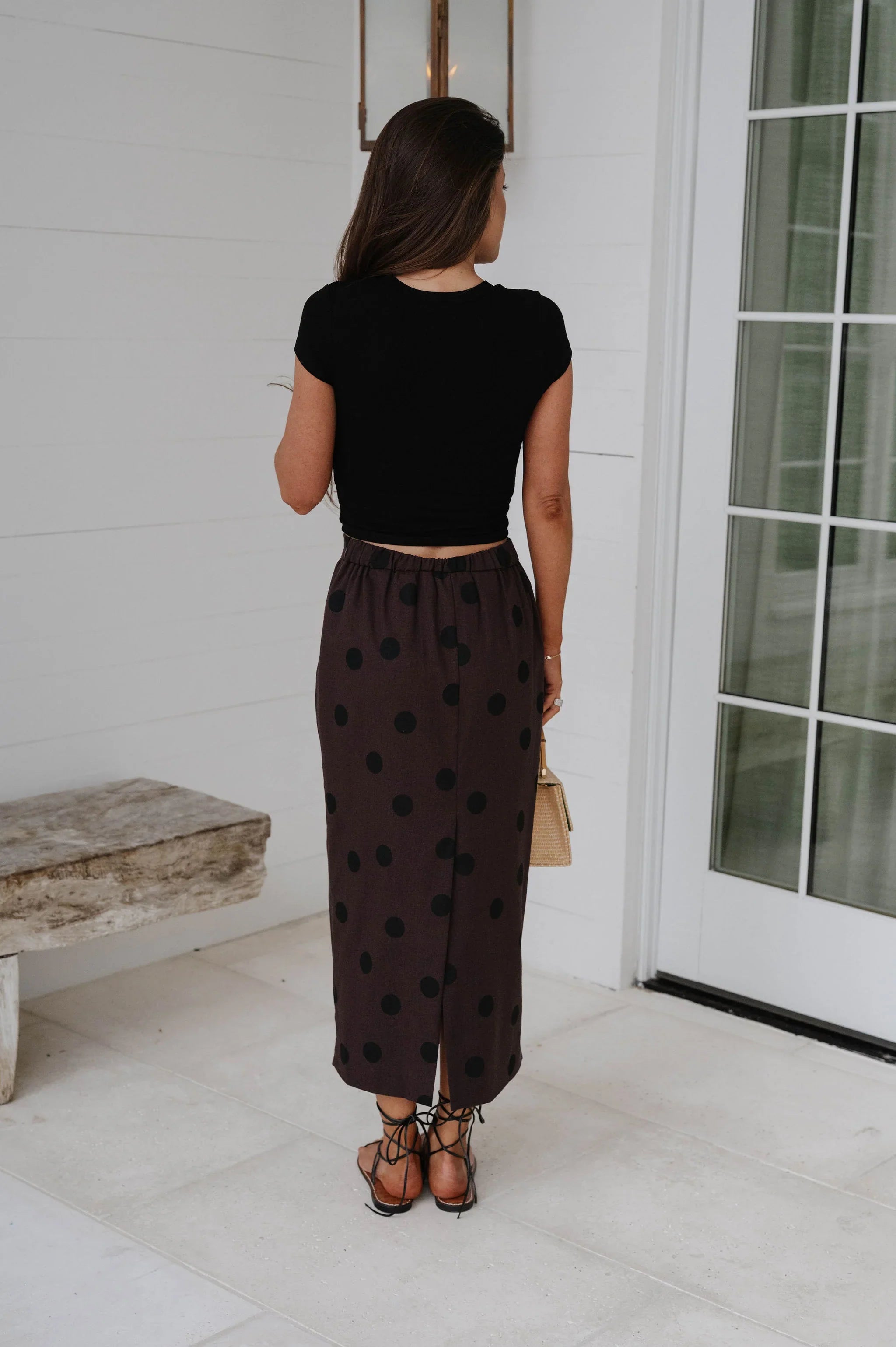Khloe Basic Top-Black
