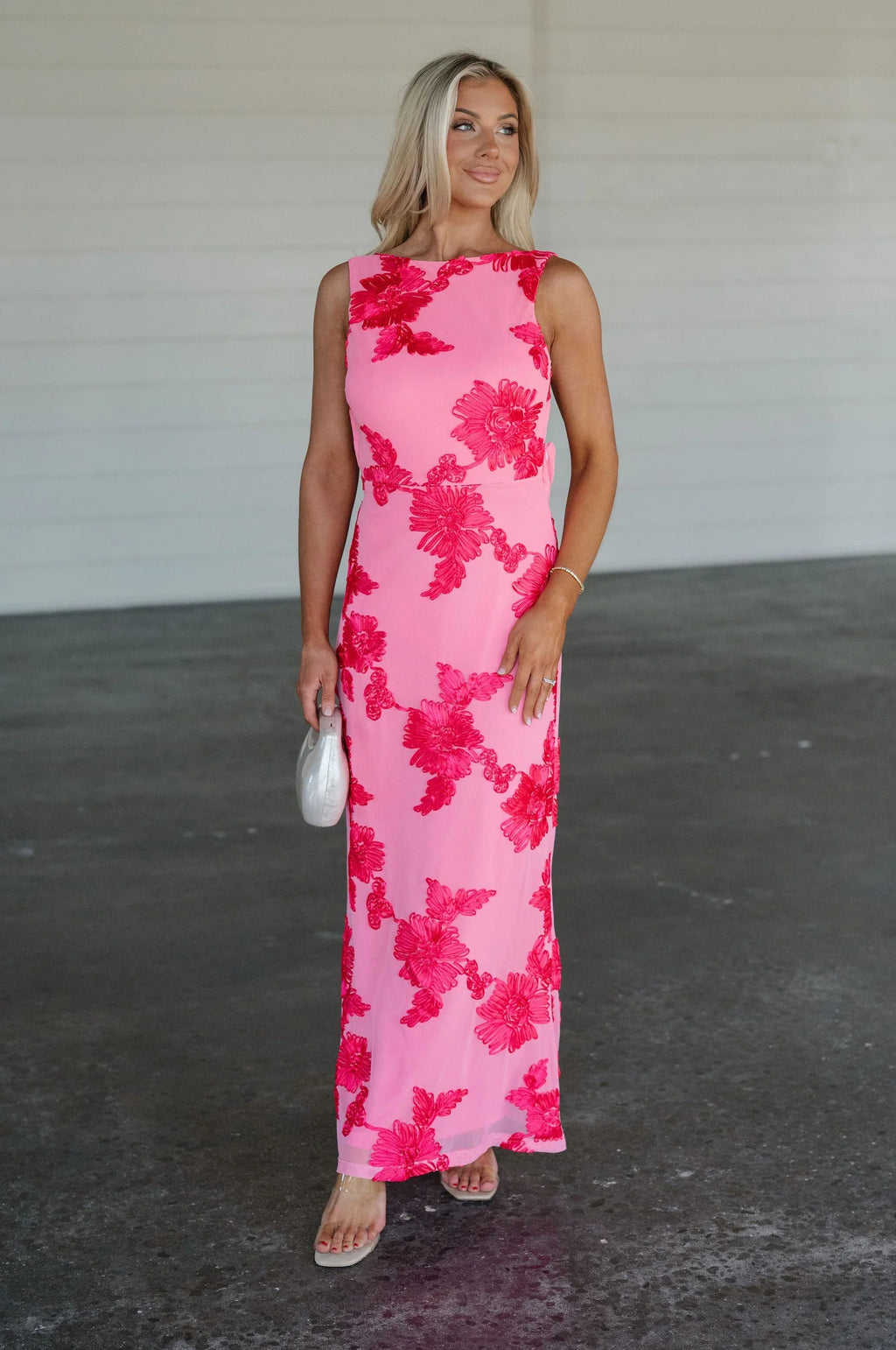 Angelina Pink Maxi Dress