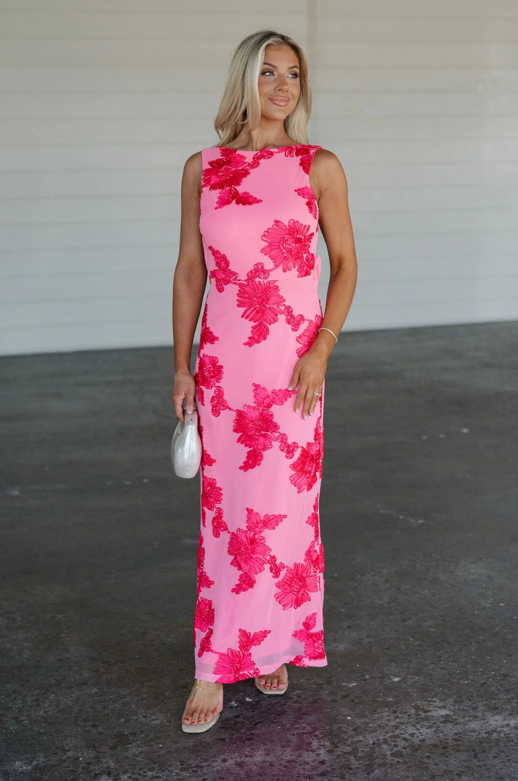 Angelina Pink Maxi Dress