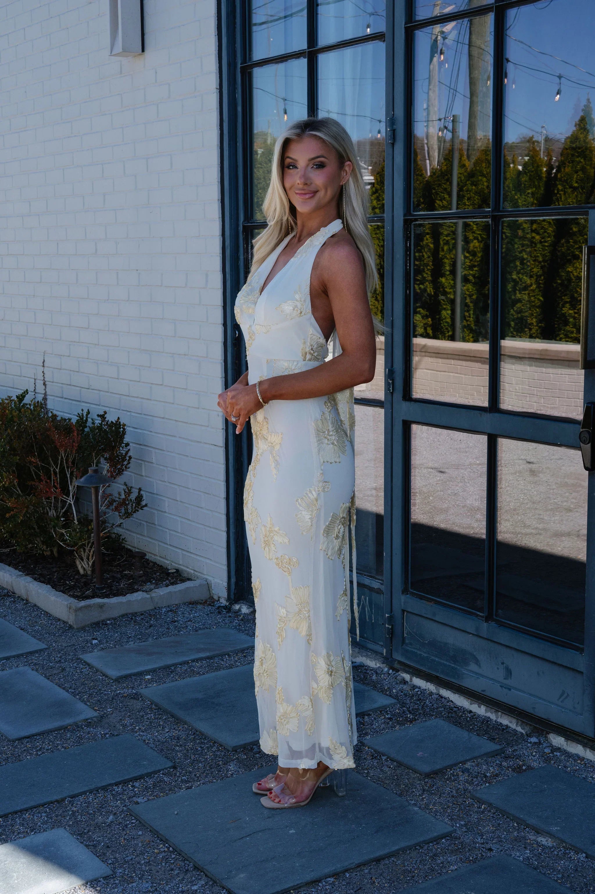 Pressly Maxi Dress-Yellow