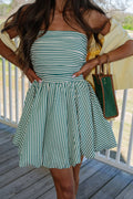 Emmie Mini Dress-Green