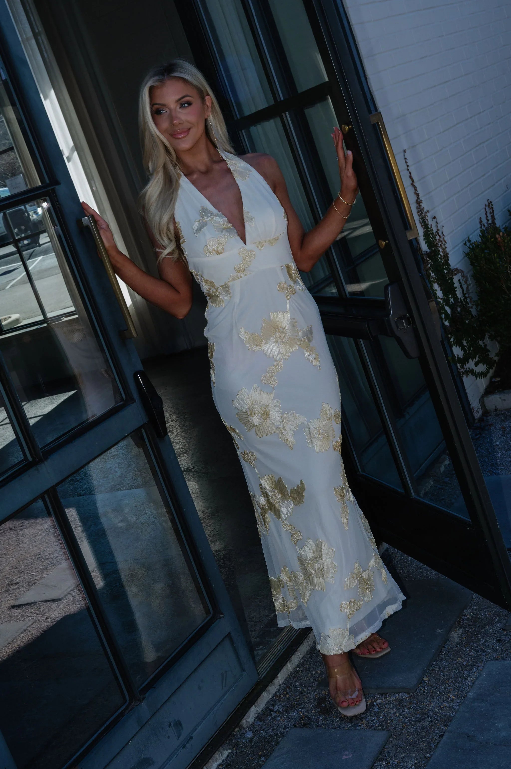 Pressly Maxi Dress-Yellow