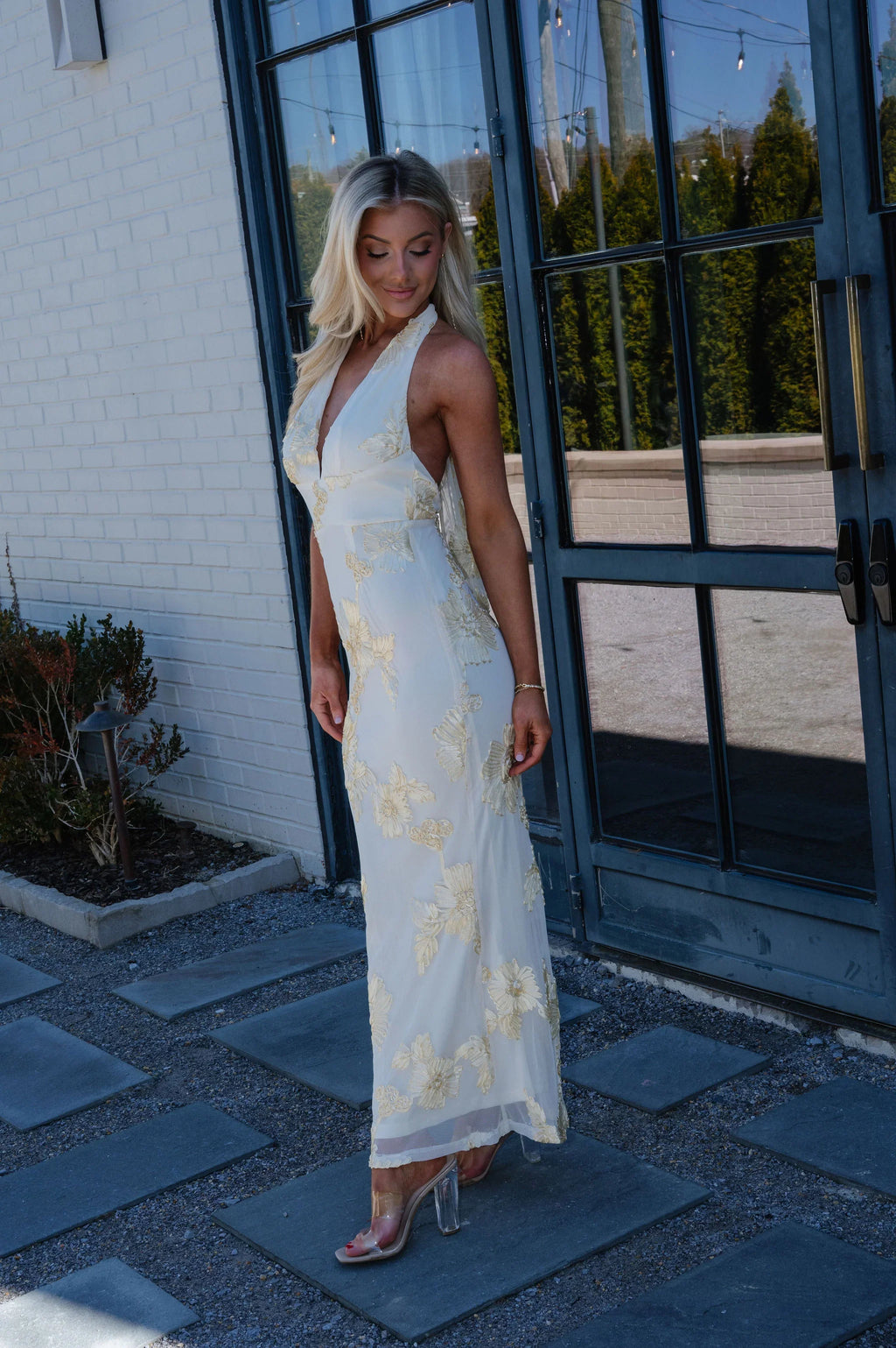Pressly Maxi Dress-Yellow
