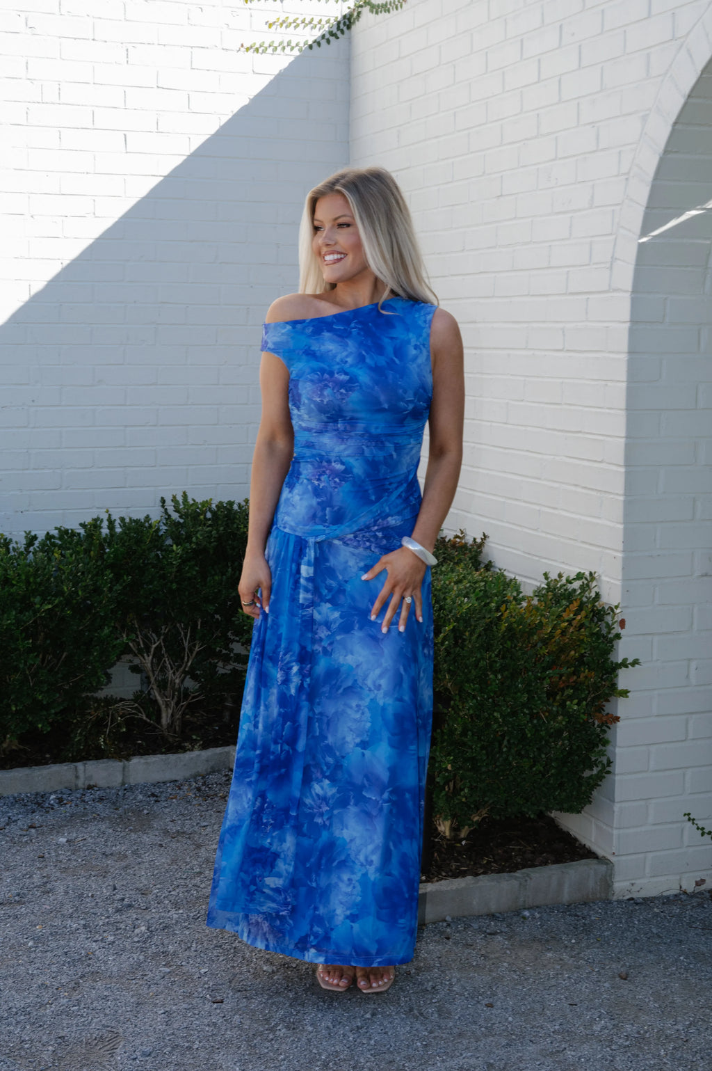 Blossom Maxi Dress- Blue
