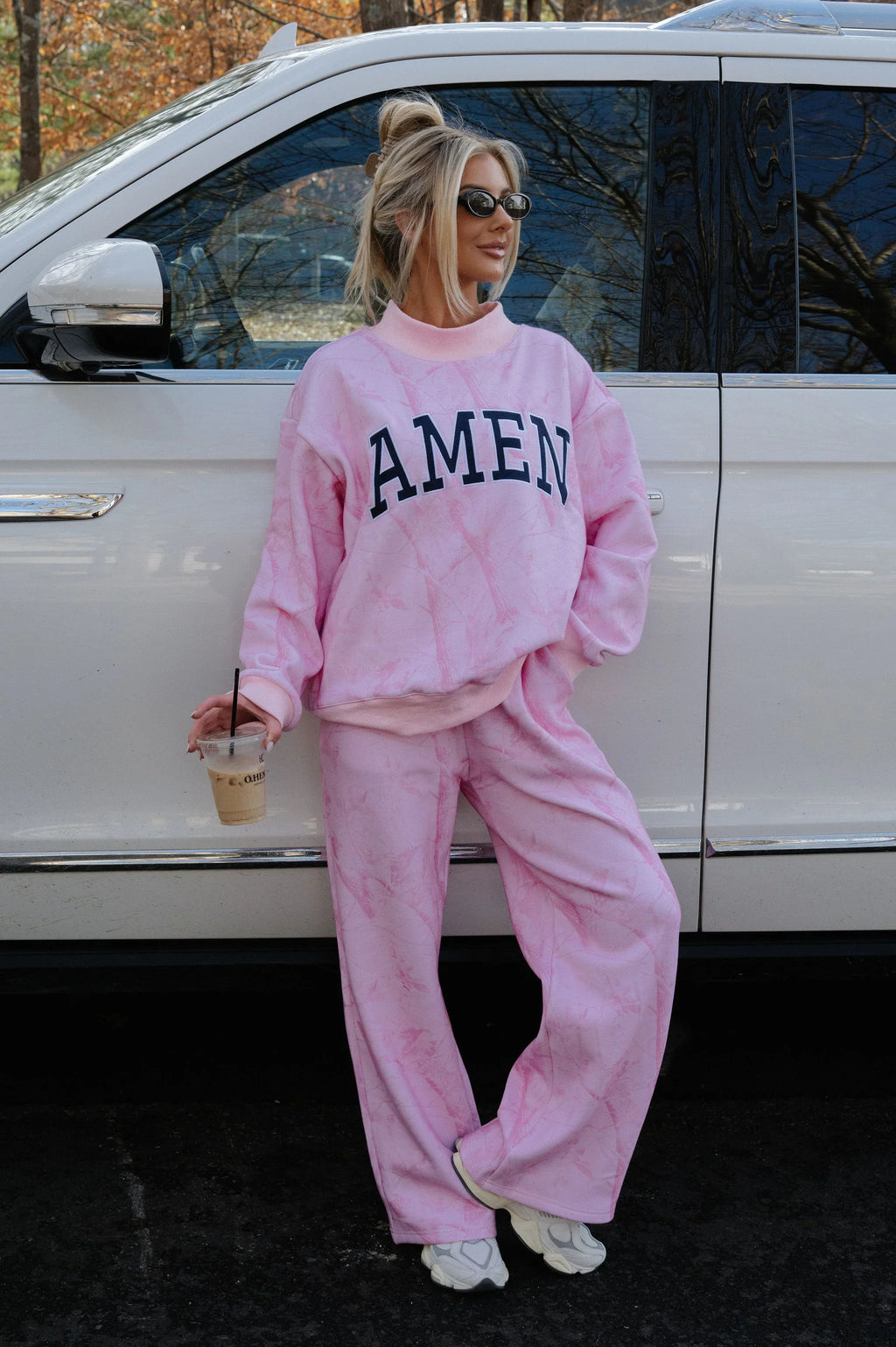 Camo Sweatpant-Pink
