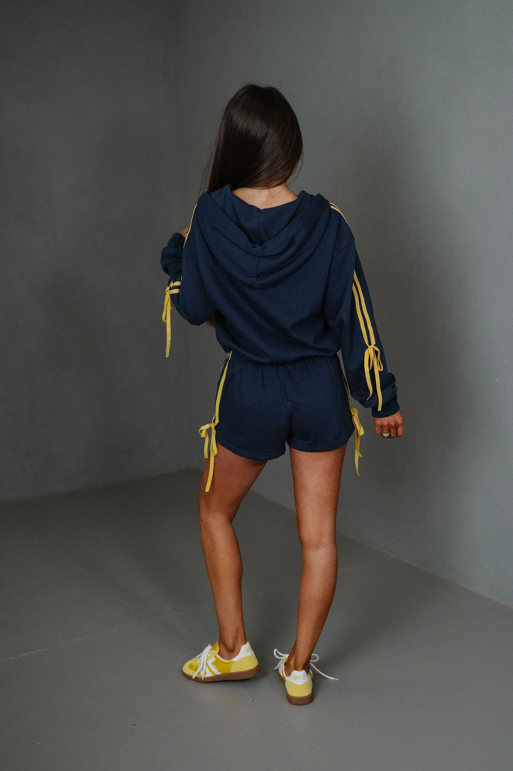 Sideline Shorts Track Set-Navy