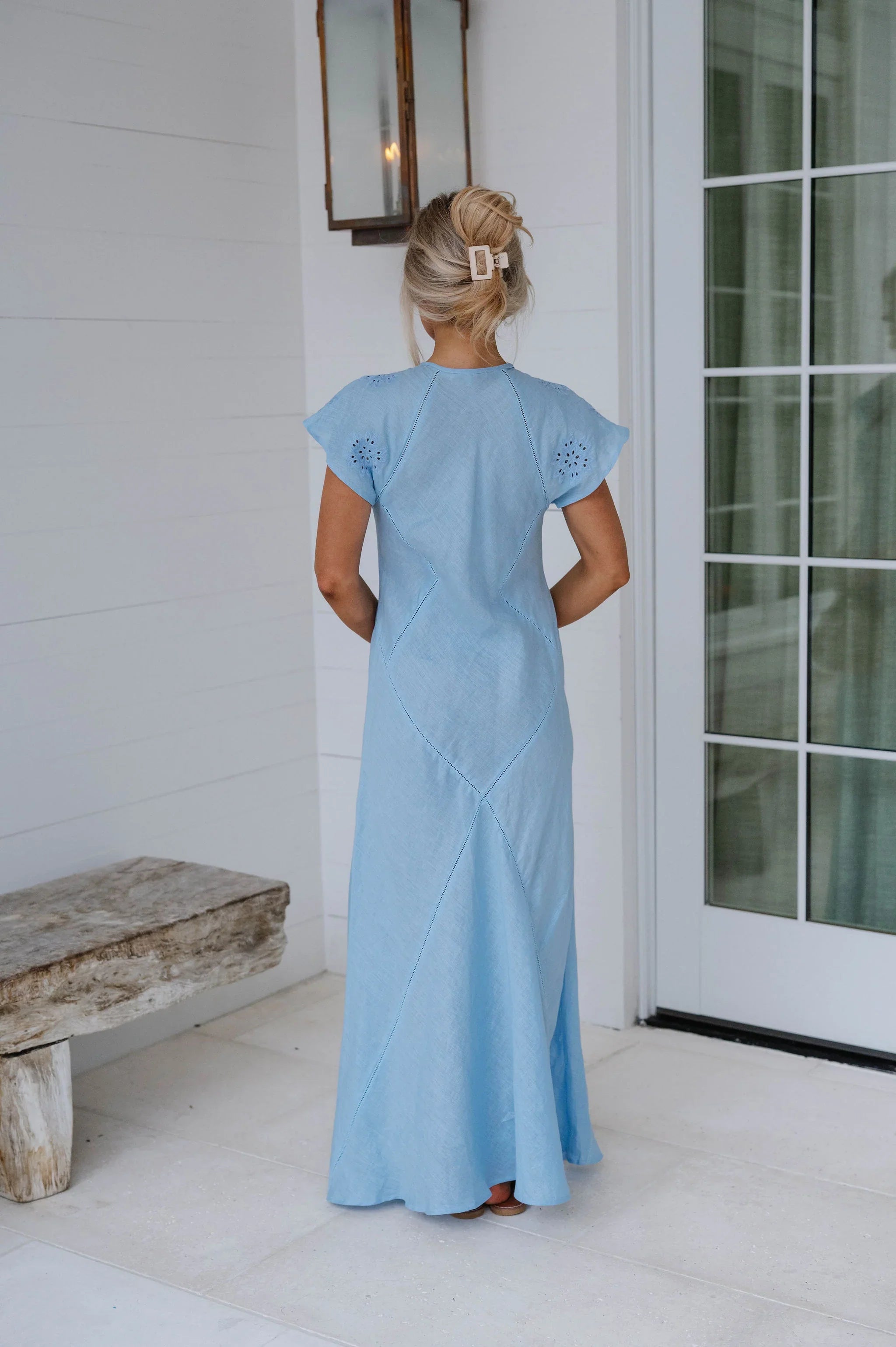 Noemi Maxi Dress-Light Blue