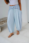 Jessie Relaxed Pants-Sky Blue