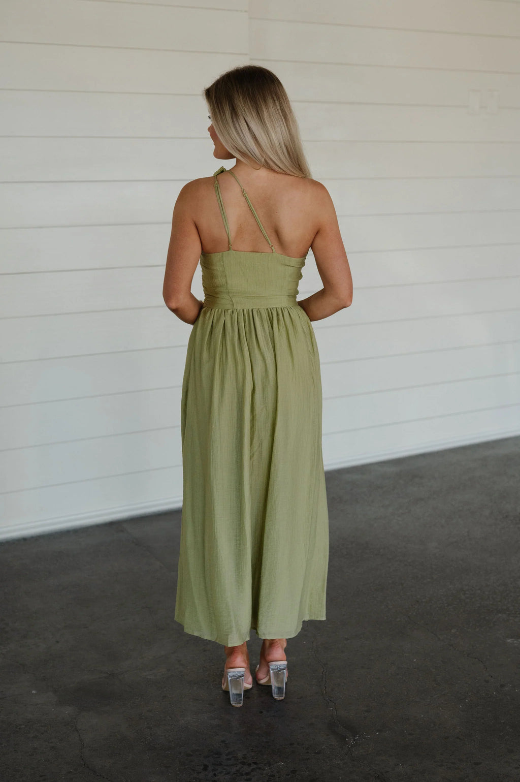 Rooney Maxi Dress-Olive