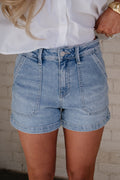 Sydney Shorts- Light Wash