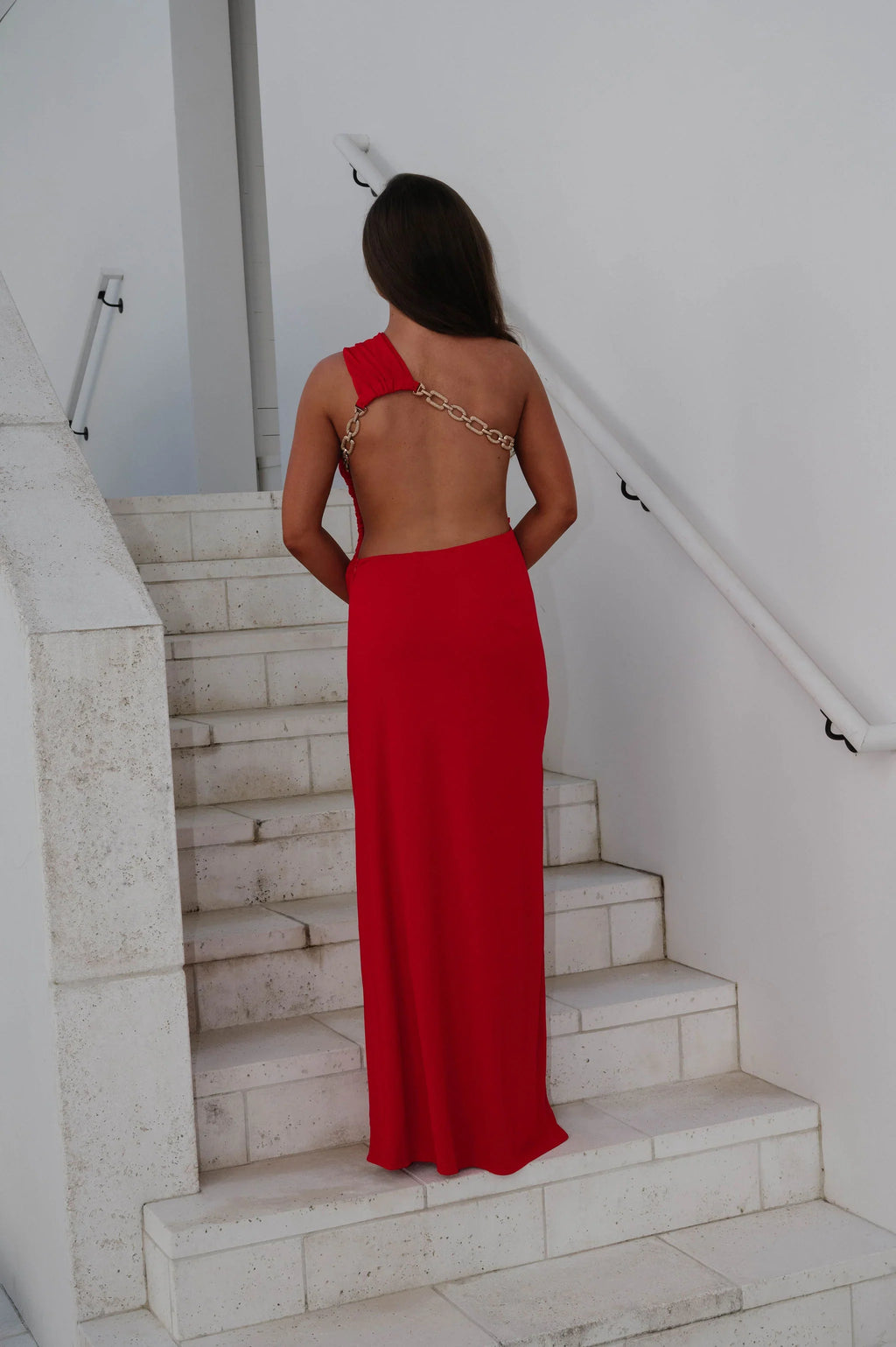 Andrew Maxi Dress-Red