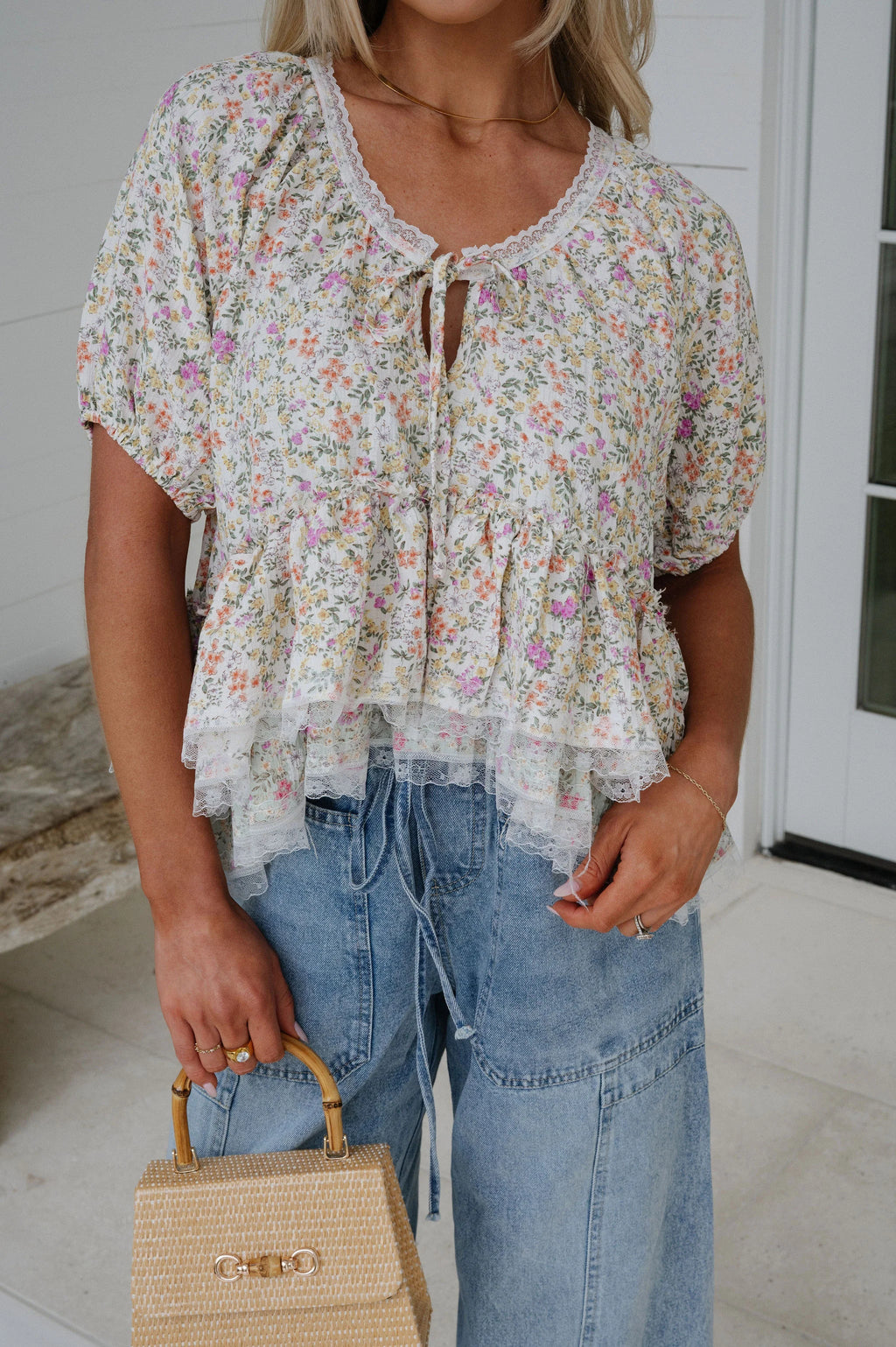 Hartley Ruffle Top