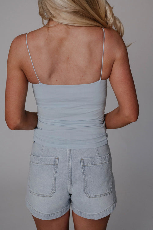 Camille Tank Top-Baby Blue