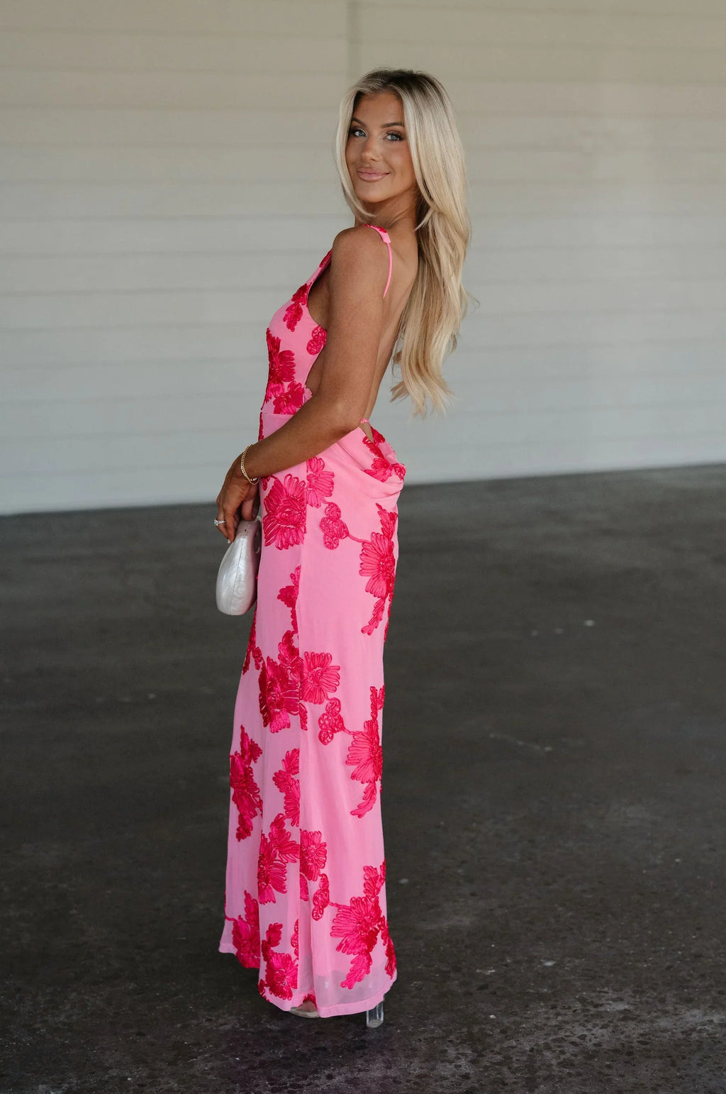 Angelina Pink Maxi Dress